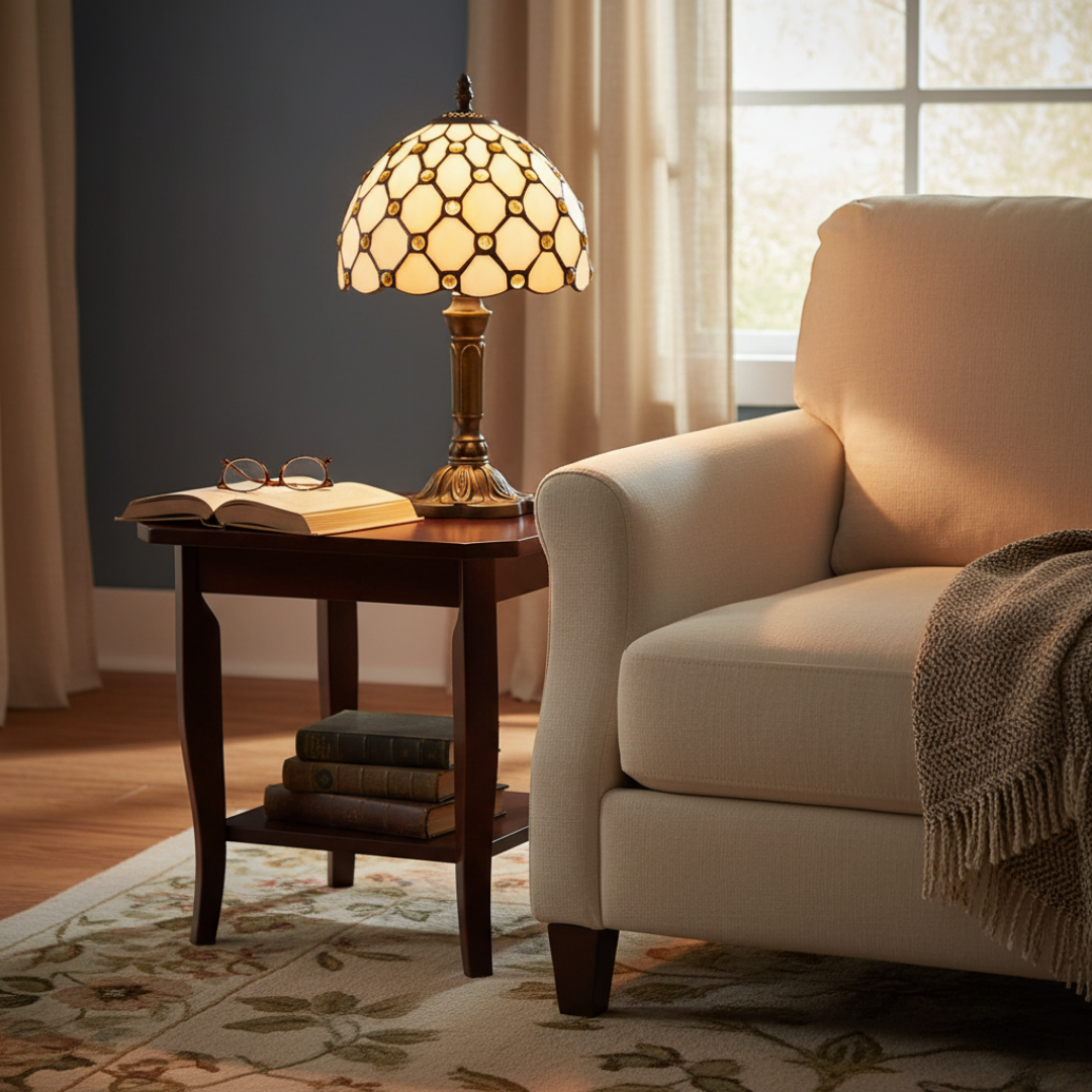 Opulent Vintage Baroque Table Lamp