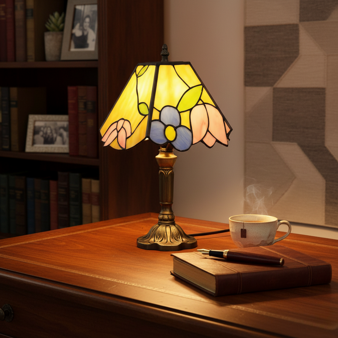 Baroque-Inspired Retro Table Lamp