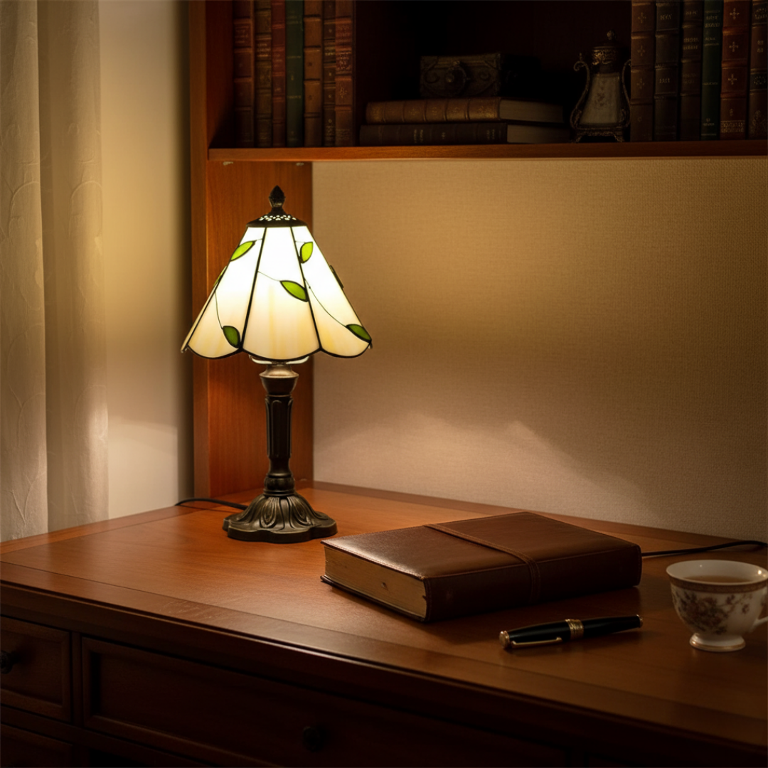 Vintage Baroque-Inspired LED Table Lamp