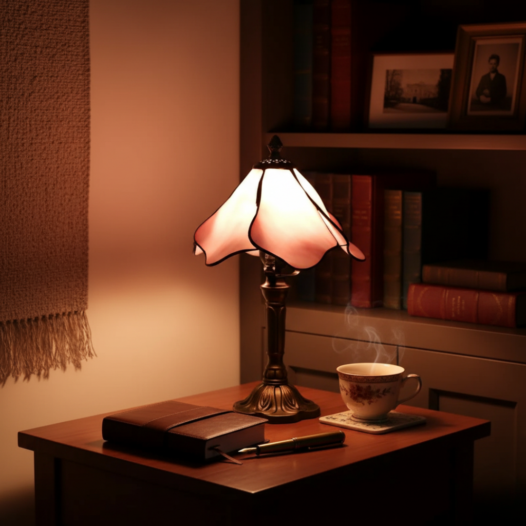 Elegant Baroque-Inspired LED Table Lamp