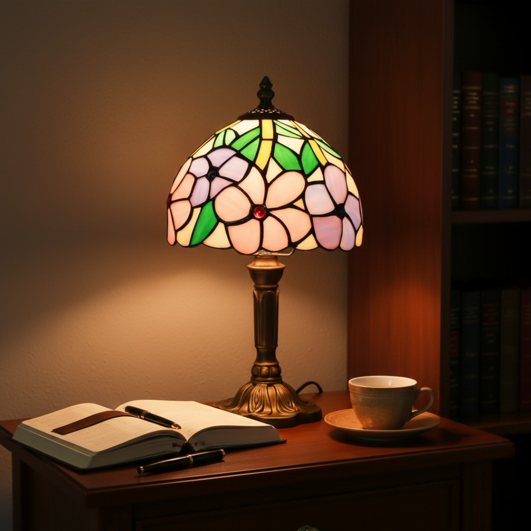 Chic Baroque-Inspired LED Table Lamp