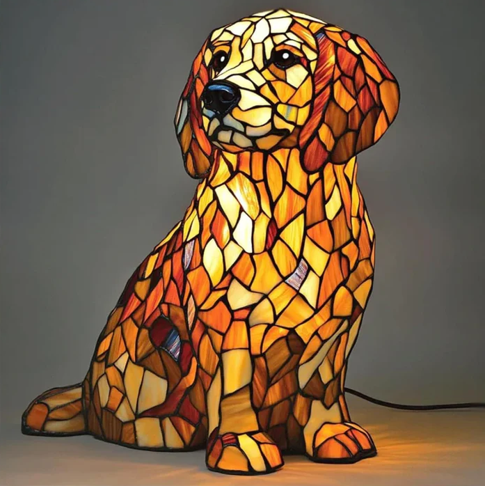Golden Retriever Figurine: Lily the Spiritual Companion